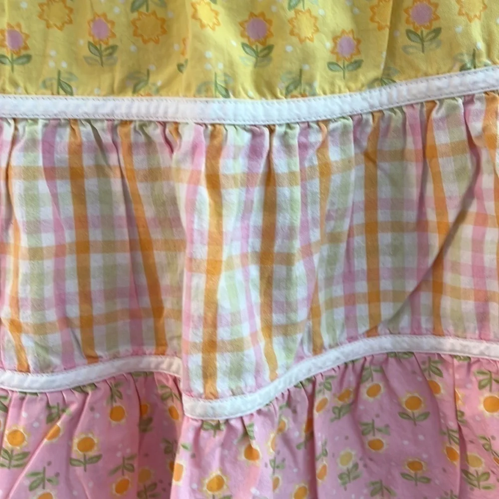 Gymboree Girls yellow and pink skirt size 10 preloved